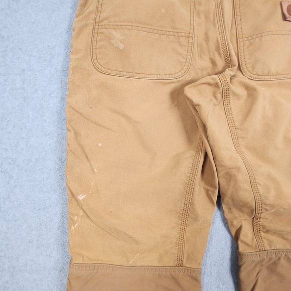 Carhartt Double Knee Pants 34x30 (Actual 32x28) Brown Relaxed Upland Field - Picture 5 of 16
